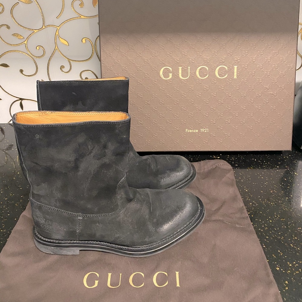 Gucci Black Men's Boots